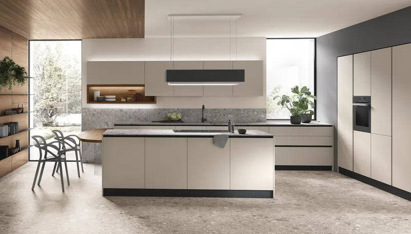 Infinity kitchen — linear, endless finishes