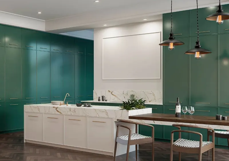 Logi 7 lacquered MDF cabinet doors